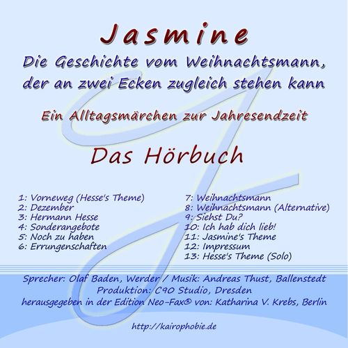 Thumbnail Jasmine, Hörbuch Weihnachtsmann - Cover Inlay